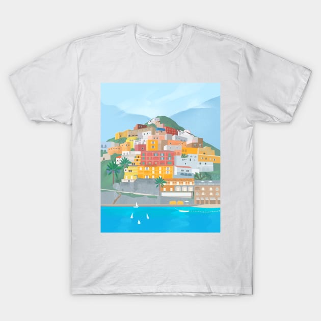 Positano, Italy T-Shirt by Petras